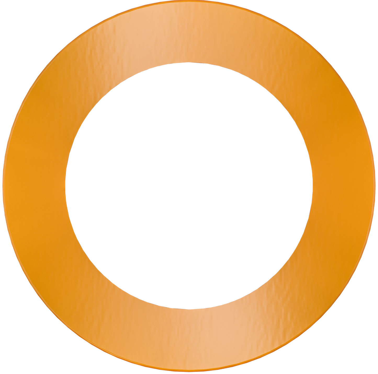 5" Round Slim Orange Cover