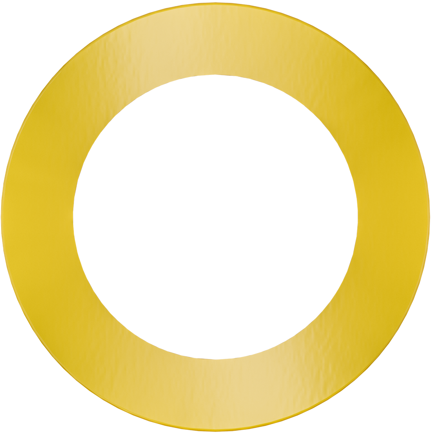 5" Round Slim Yellow Cover