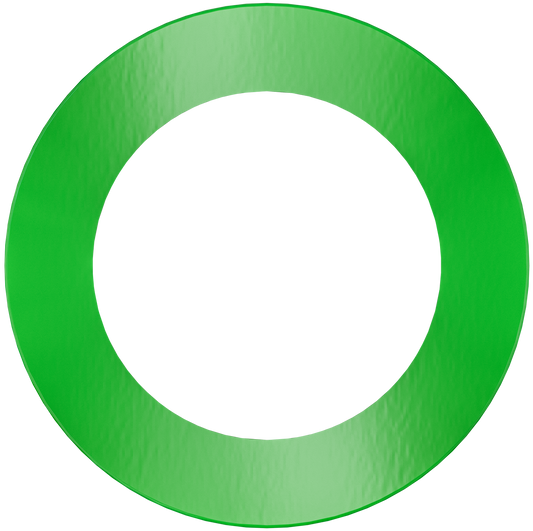 5" Round Slim Green Cover