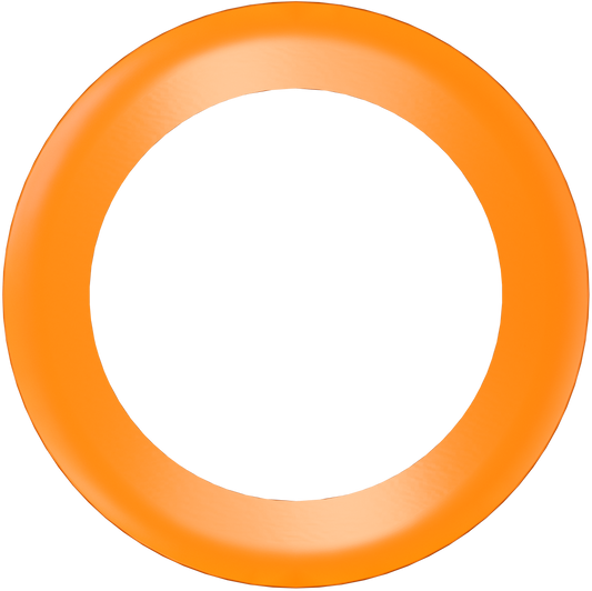 6" Round Slim Orange Cover