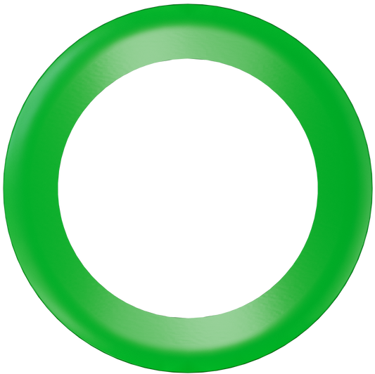 6" Round Slim Green Cover