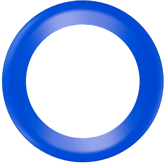 6" Round Slim Blue Cover