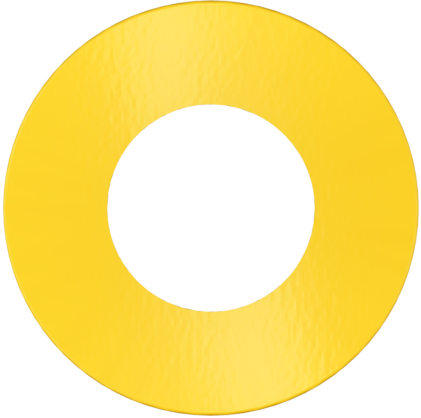 2" Round Slim Yellow Cover