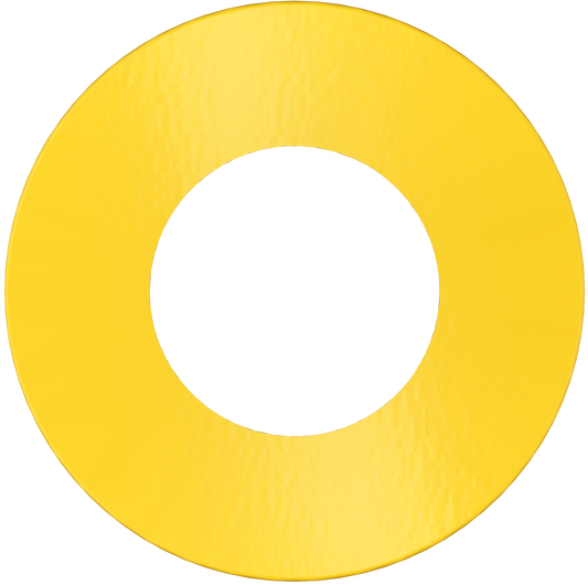 2" Round Slim Yellow Cover