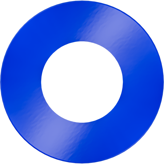 2" Round Slim Blue Cover