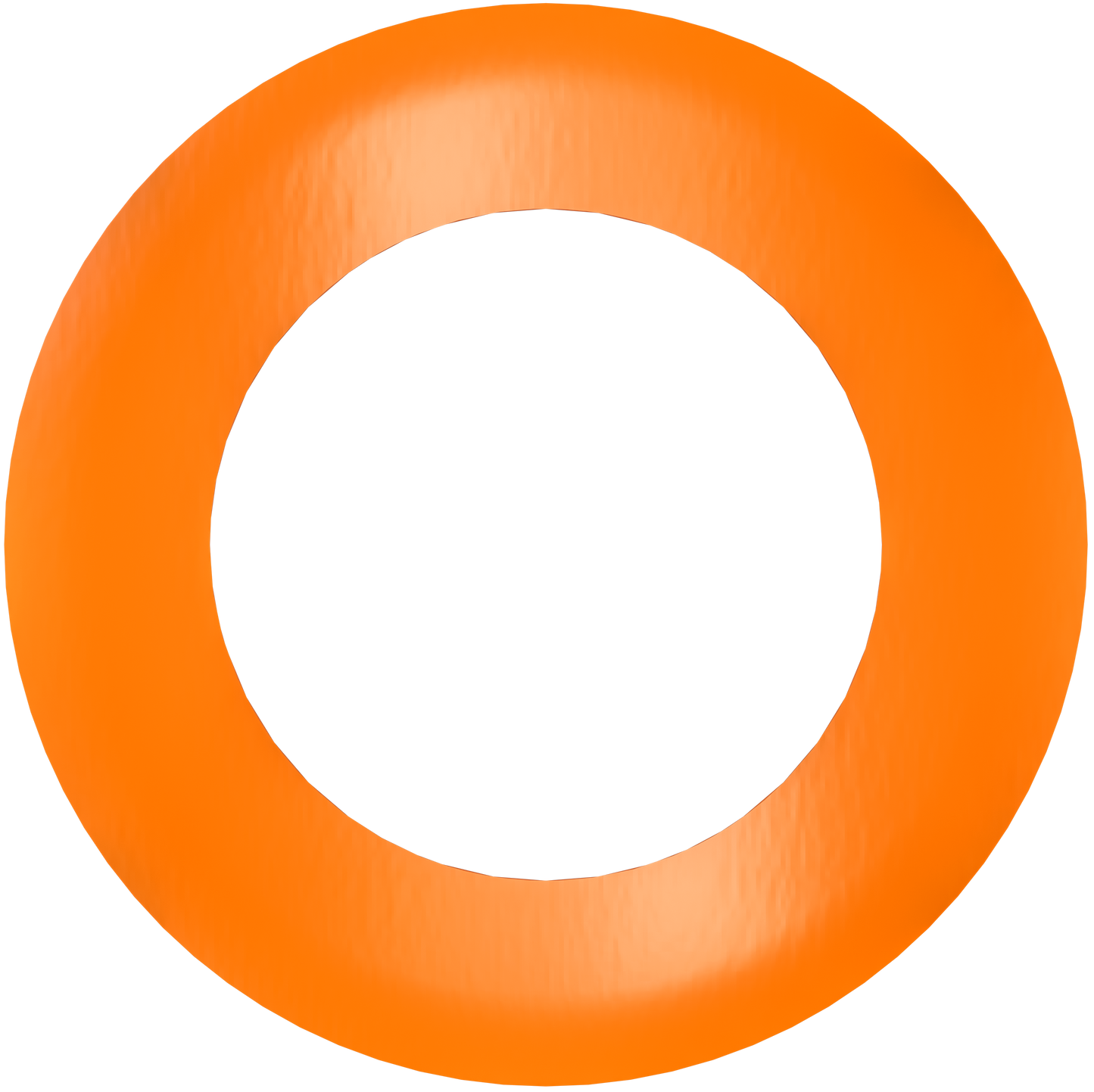 3" Round Slim Orange Cover