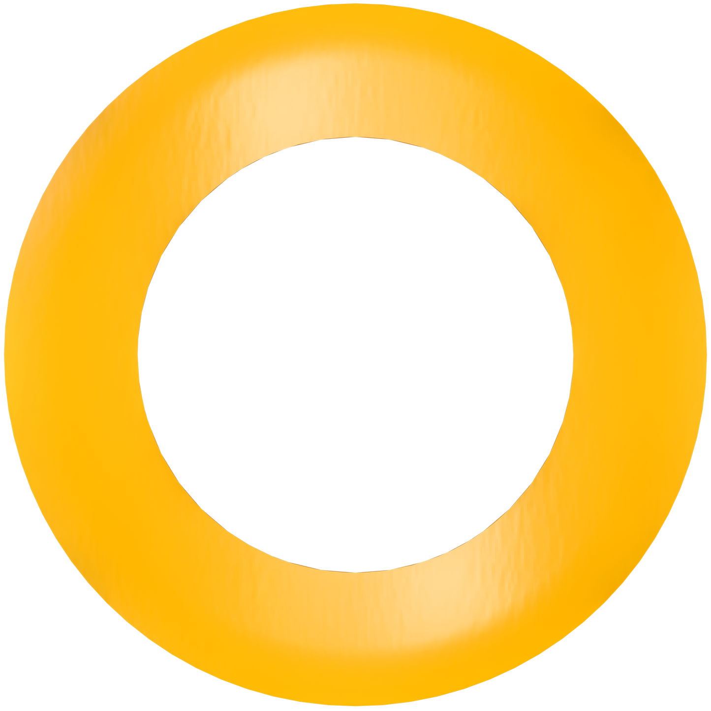 3" Round Slim Yellow Cover
