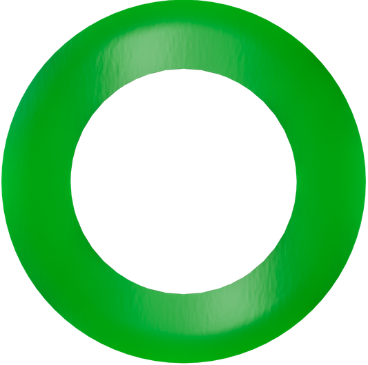3" Round Slim Green Cover