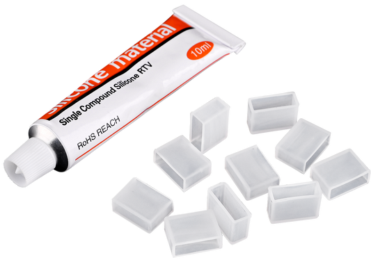 120V End Cap 10PK + Glue