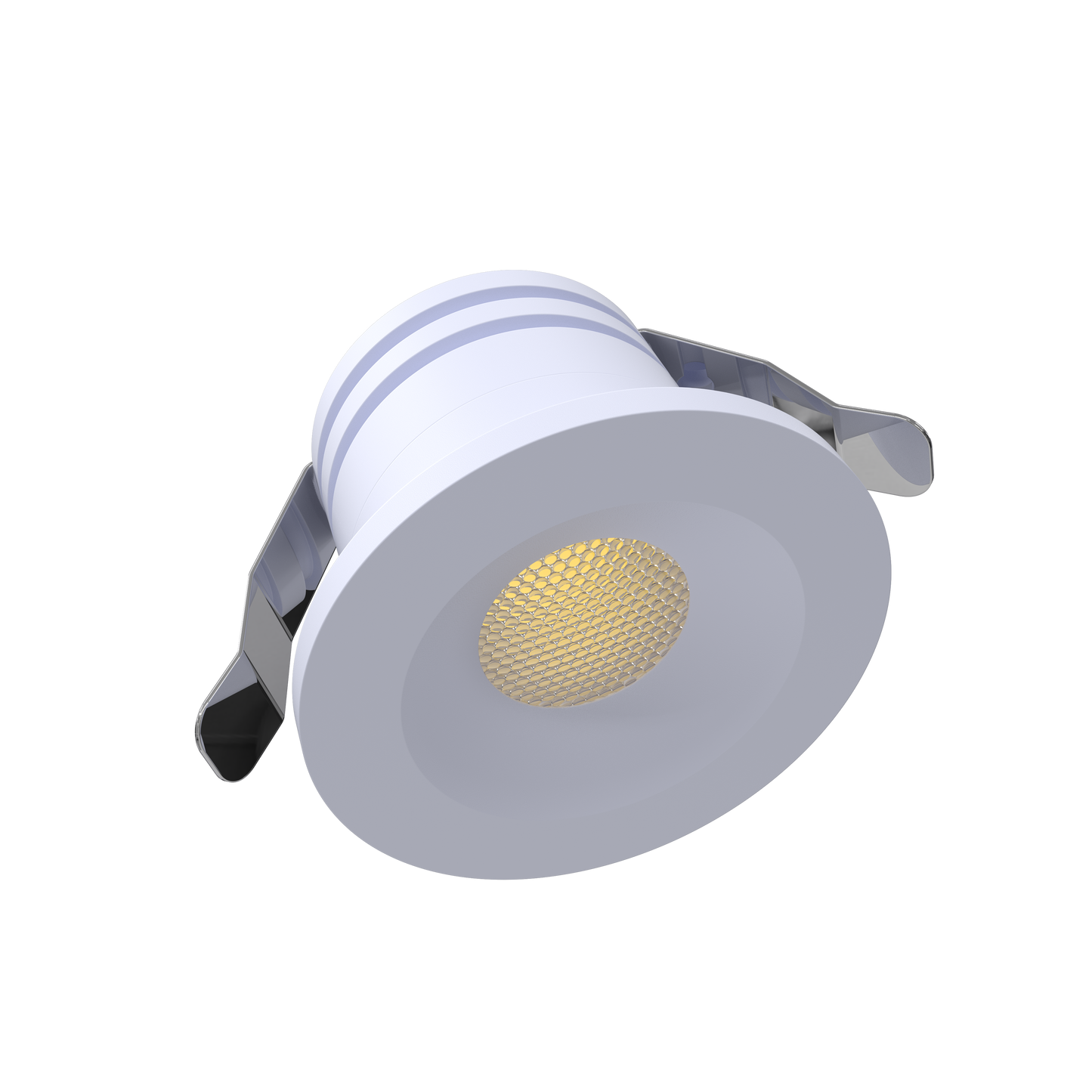 1 Inch White Puck Light 24V 30K