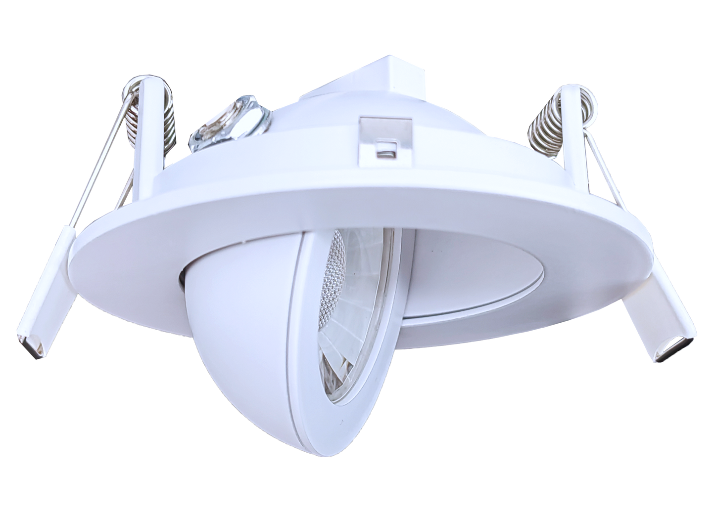 3” Round Floating Gimbal White