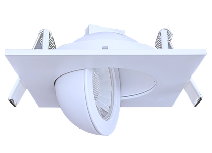 3" Single head multiple floating gimbal White