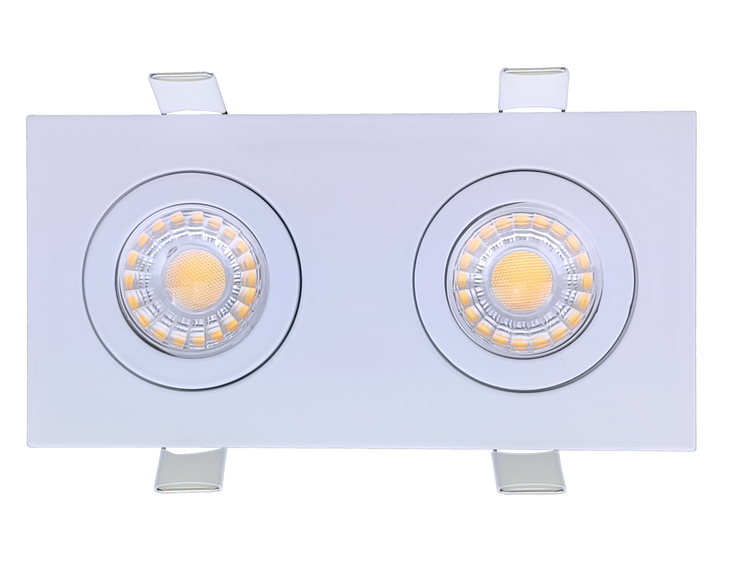 3" double head multiple floating gimbal White
