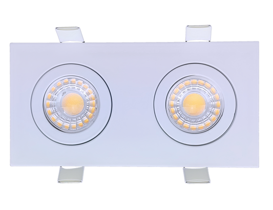 3" double head multiple floating gimbal White