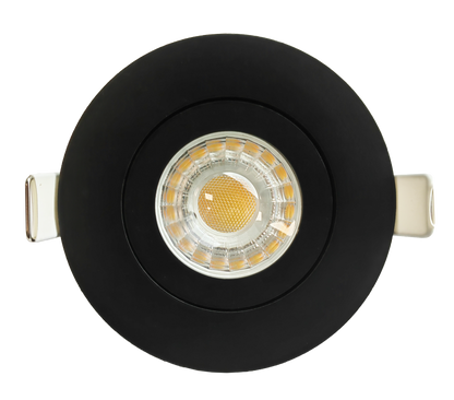 3” Round Floating Gimbal Black