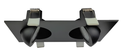 3" double head multiple floating gimbal White