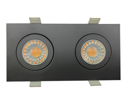 3" double head multiple floating gimbal White