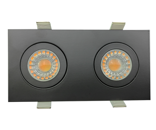 3" double head multiple floating gimbal White