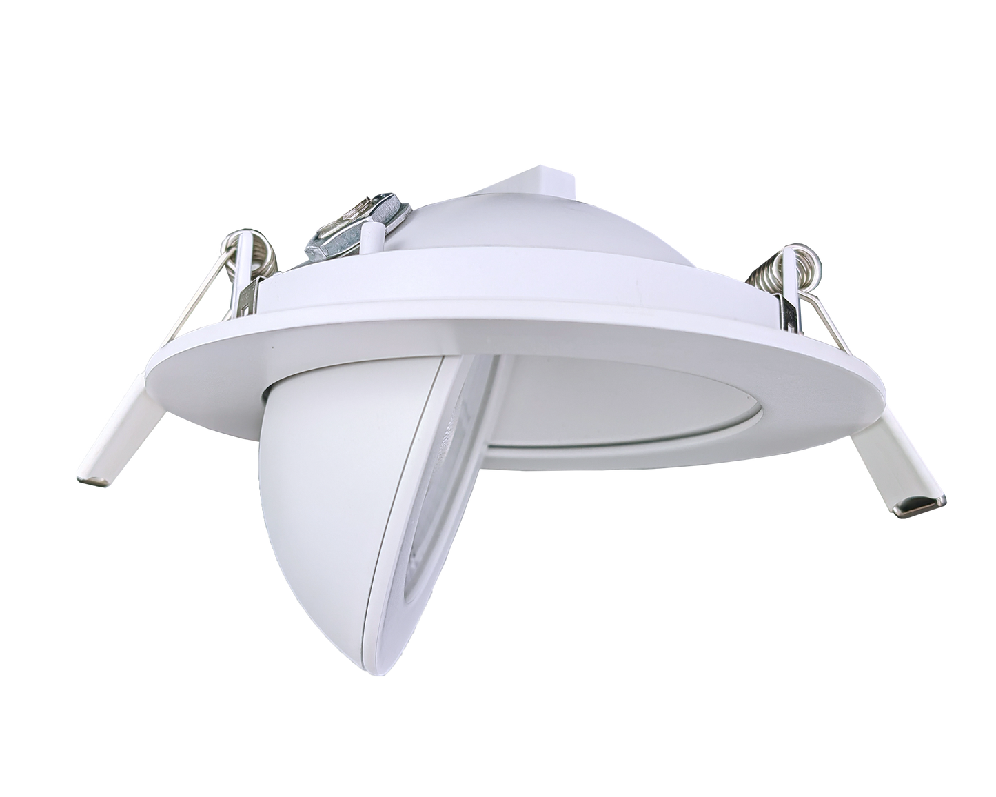 3.5” Round Floating Gimbal White
