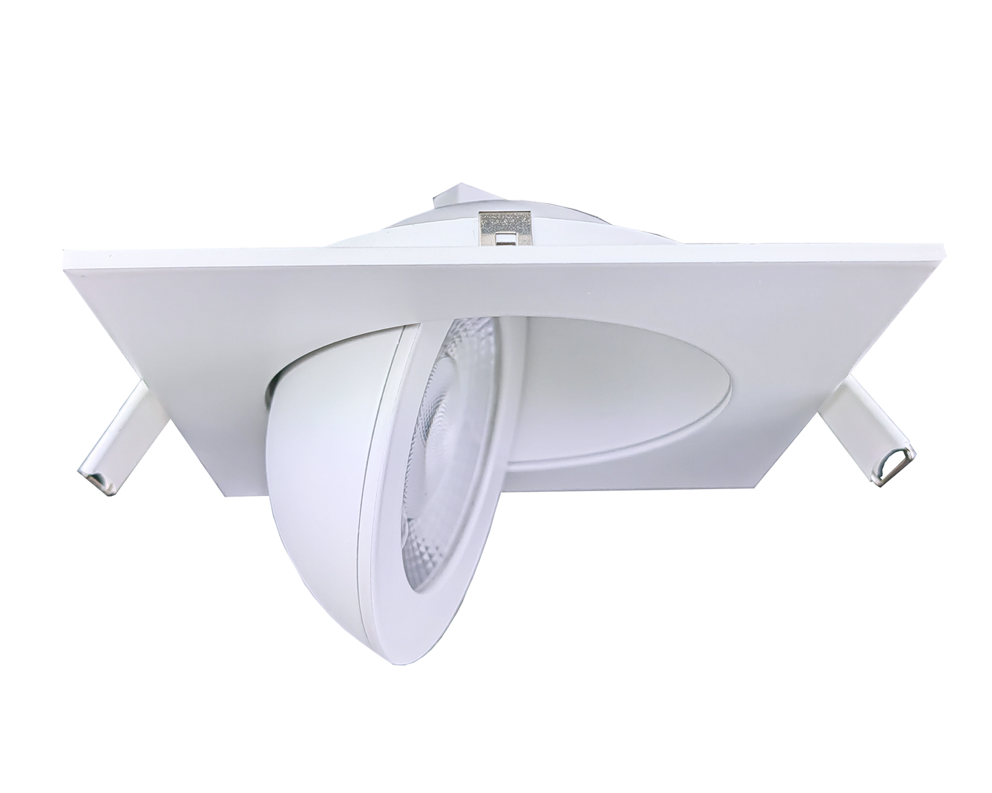 3.5" Single head multiple floating gimbal White