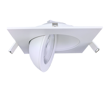3.5" Single head multiple floating gimbal White