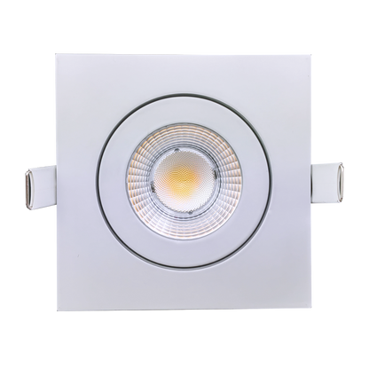 3.5" Single head multiple floating gimbal White