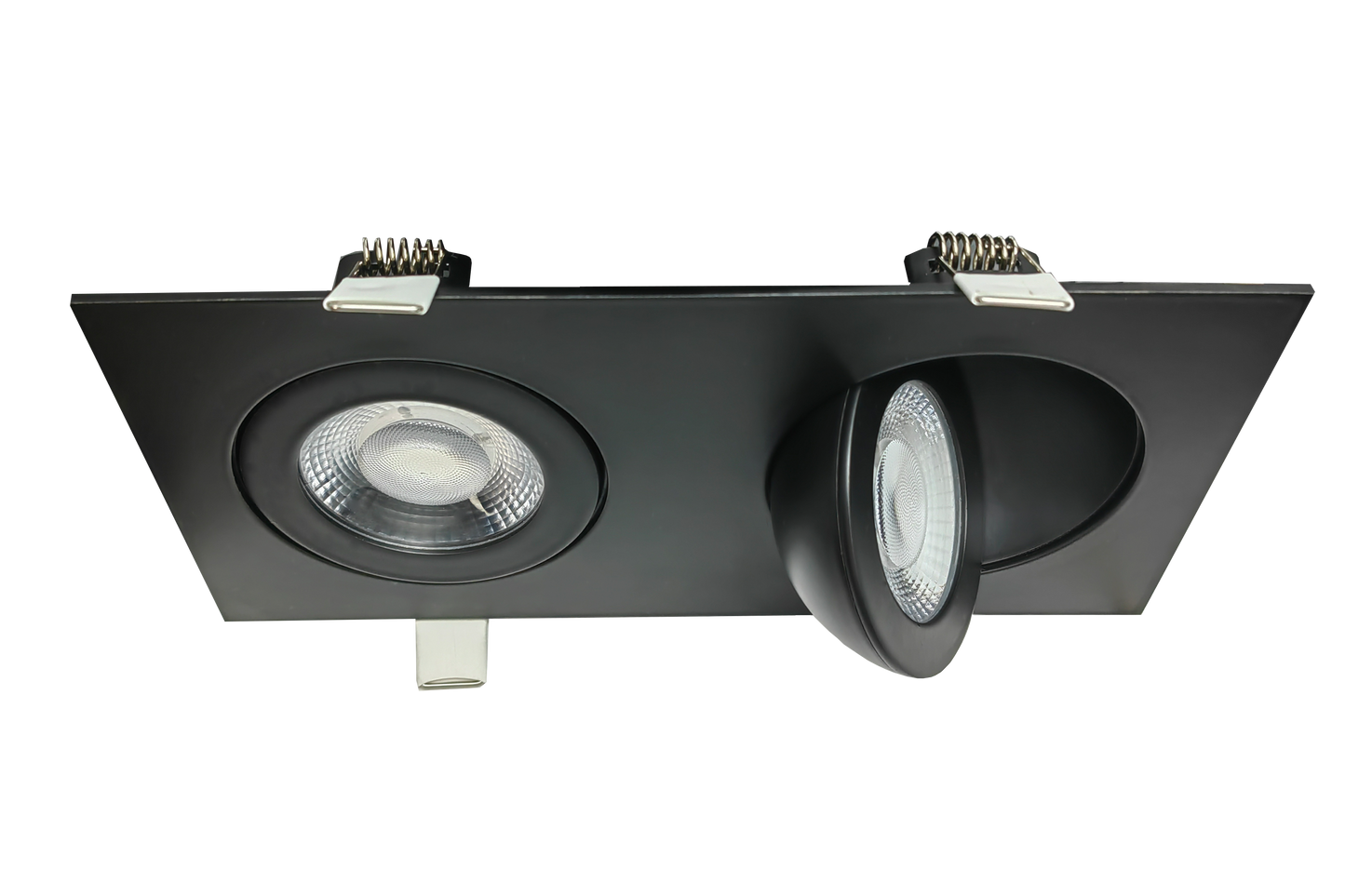 3.5" double head multiple floating gimbal White