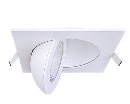 4" Single head multiple floating gimbal White