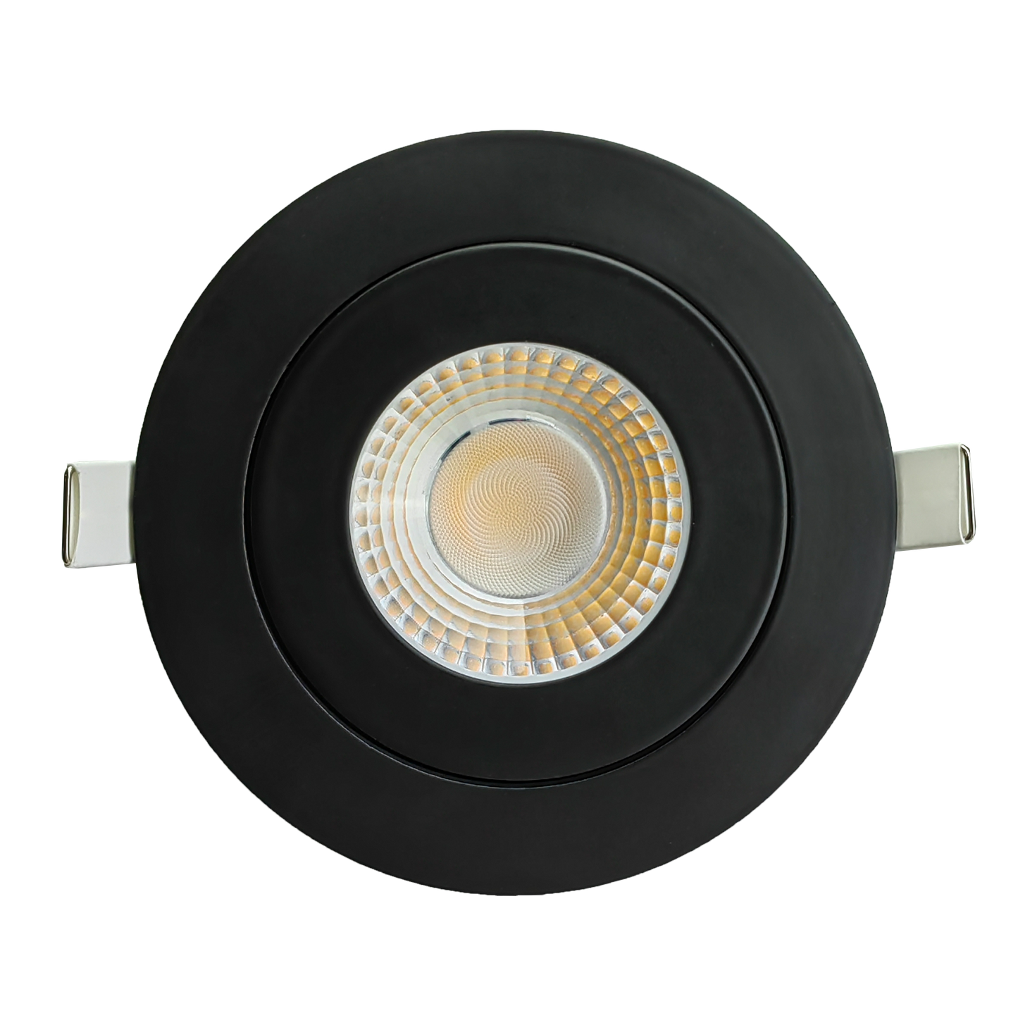 4” Round Floating Gimbal Black