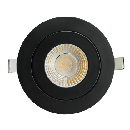 4” Round Floating Gimbal Black