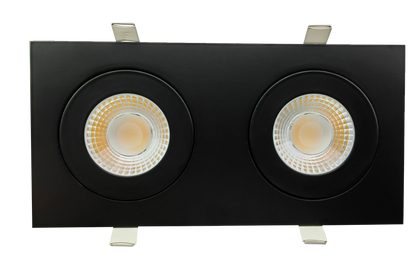 4" double head multiple floating gimbal White