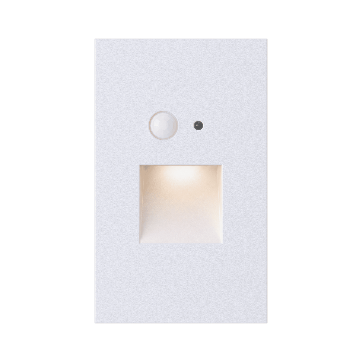 Vertical Step Light Motion sensor + Photo cell (White)