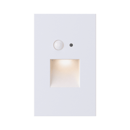 Vertical Step Light Motion sensor + Photo cell (White)