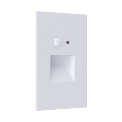 Vertical Step Light Motion sensor + Photo cell (White)
