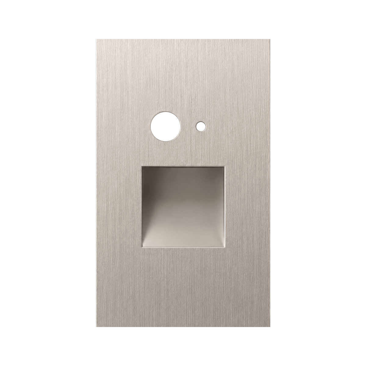 Vertical Step light MS+PC Brushed Nickel Cover