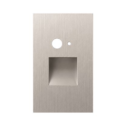 Vertical Step light MS+PC Brushed Nickel Cover