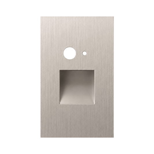 Vertical Step light MS+PC Brushed Nickel Cover