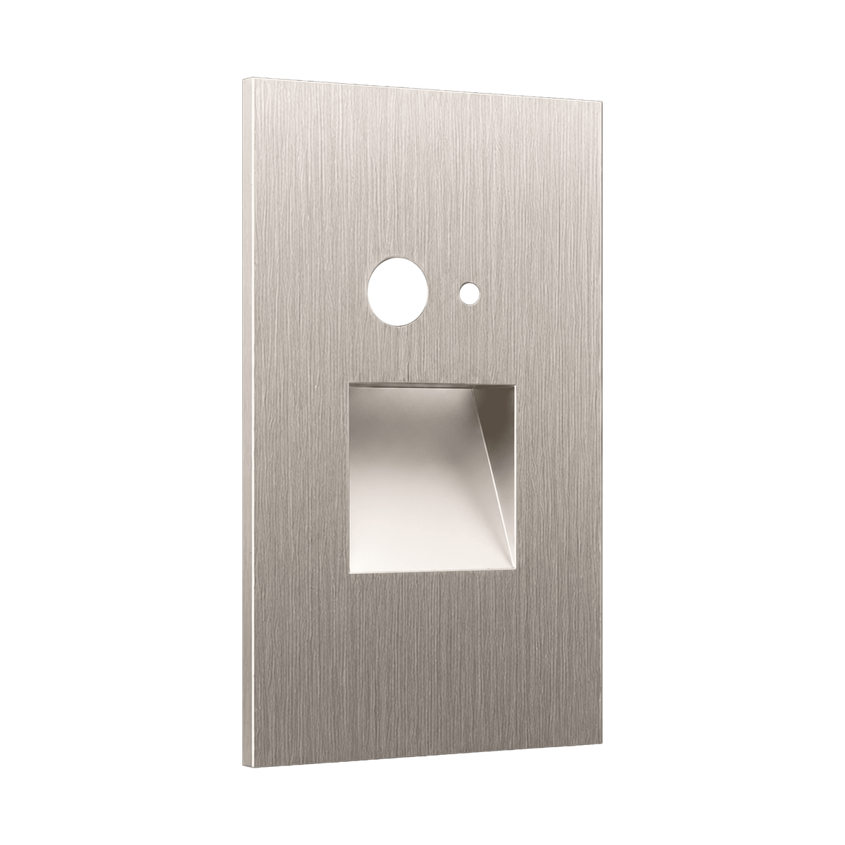 Vertical Step light MS+PC Brushed Nickel Cover