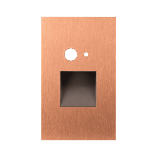 Vertical Step light MS+PC Brushed Copper Cover