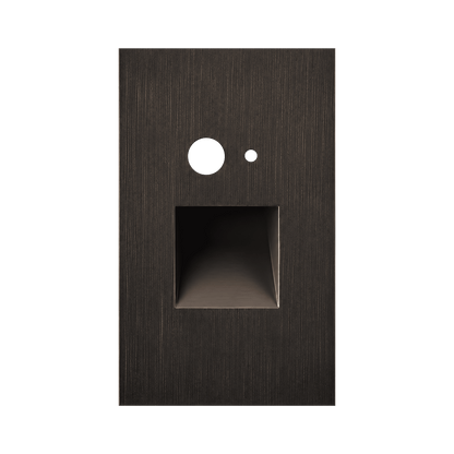 Vertical Step light MS+PC Oil Rubbed Bronze Cover