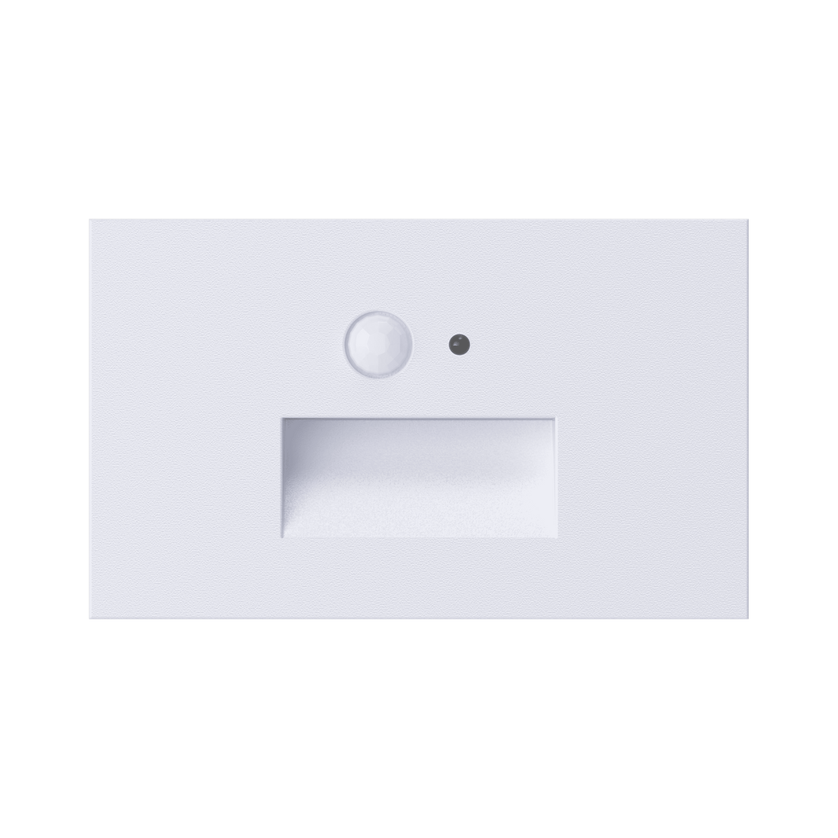 Horizontal Step Light Motion sensor + Photo cell (White)