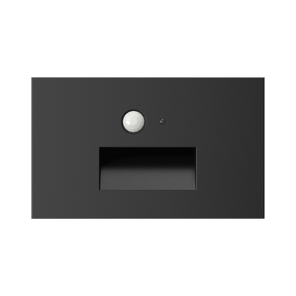 Horizontal Step Light Motion sensor + Photo cell (Black)
