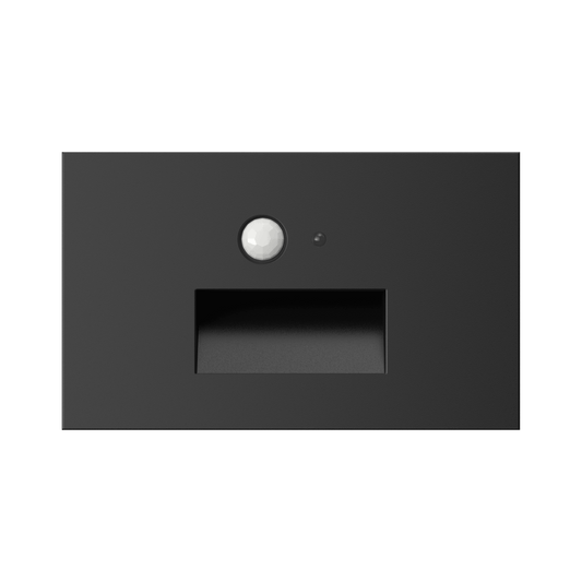 Horizontal Step Light Motion sensor + Photo cell (Black)