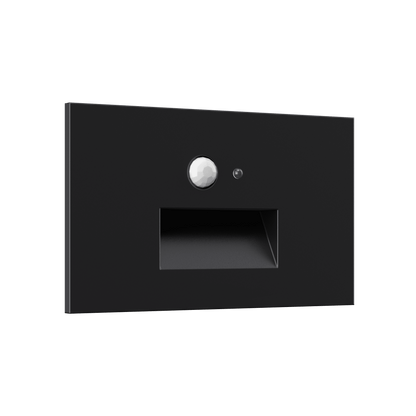 Horizontal Step Light Motion sensor + Photo cell (Black)