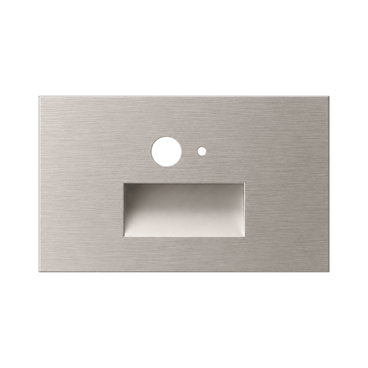 Horizontal Step light MS+PC Brushed Nickel Cover
