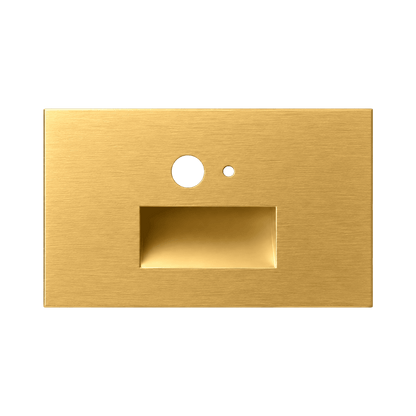 Horizontal Step light MS+PC Brushed Brass Cover