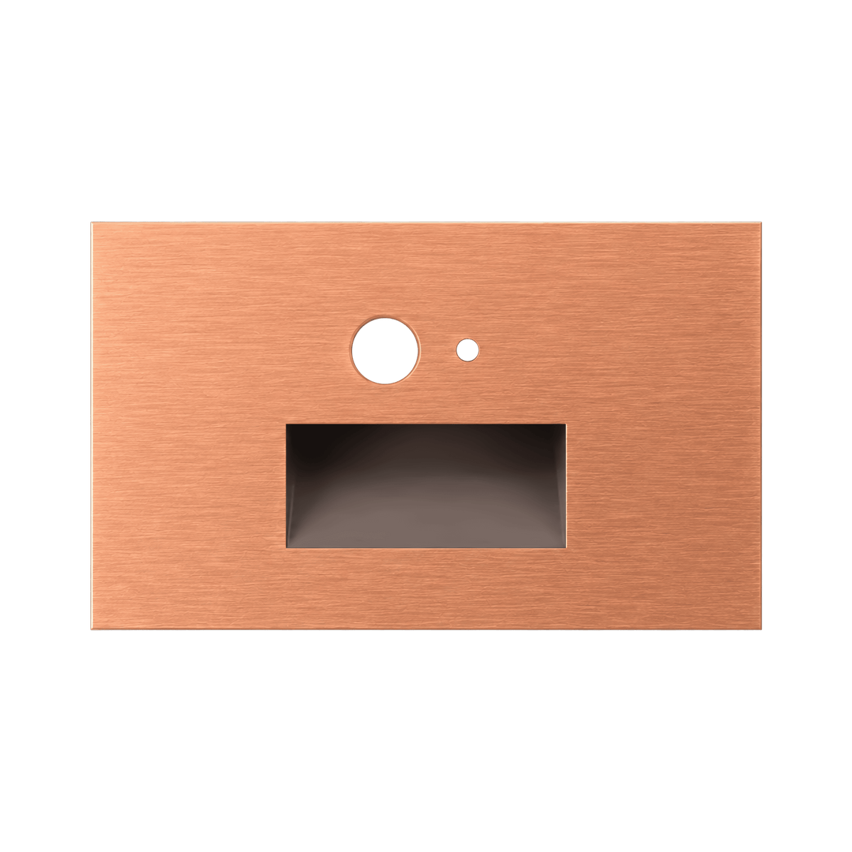 Horizontal Step light MS+PC Brushed Copper Cover