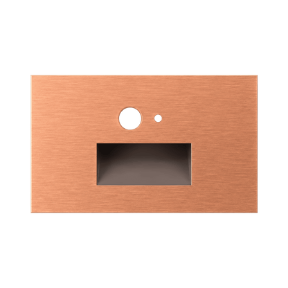 Horizontal Step light MS+PC Brushed Copper Cover