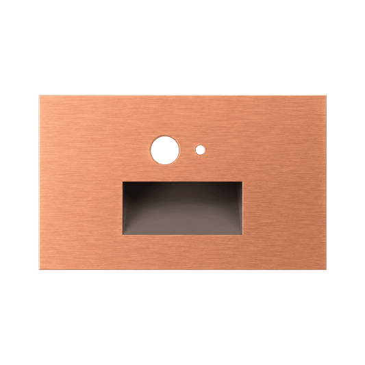 Horizontal Step light MS+PC Brushed Copper Cover