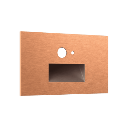 Horizontal Step light MS+PC Brushed Copper Cover